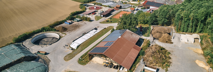 Die Gutsverwaltung Wolfring / Lkr. Schwandorf (Oberpfalz)  betreibt eine Biogasanlage mit über 500 kWel ohne Tierhaltung.